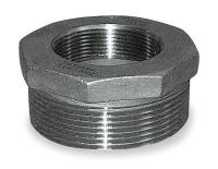 6JM05 Hex Bushing, 1/4 x 1/8 In, Threaded, 316 SS