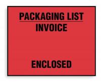 6JT59 Packing List Envelope, Clear, PK 1000