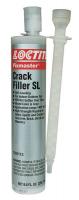 6JZW6 Crack Filler SL, 2-Part, Grey, 8.6 oz. Cart