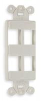 6KB22 Outlet Frame, 4 Port