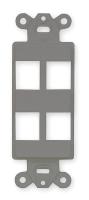 6KB24 Outlet Frame, 4 Port