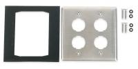 6KB34 Wall Plate, 4port, 2gang