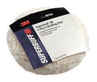 6KHA6 Pad, Buffing, 9 In., Blended Wool