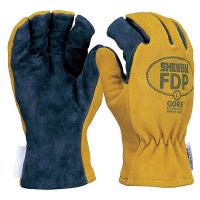 6KHV9 Firefighters Gloves, S, Pigskin Lthr, PR