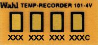6KHZ1 Non-Rev Temp Indicator, Kapton, PK10