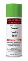 6KN92 Industrial Spray Paint, Fluor., Green, 12oz