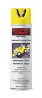 6KP01 Striping Paint, Yellow, 18 oz.