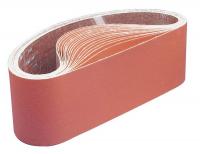 6KXL8 Sanding Belt, 3.5 In Wx15.5 In L, CA, 80G