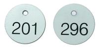 6KXR0 Numbered Tags, 1-1/8 In, 101 to 200, PK100
