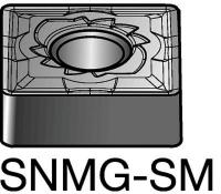 6LAP1 Carbide Turning Insert, SNMG 433-SM 1105