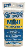 6LFG7 Mini Paint Roller Cover, 4 In, PK 2