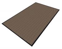 6LUJ0 Entrance Mat, Yarn/PVC, Pebble, 6x60 ft.