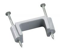 6LVF8 Cable Staple, 3/4In, Plastic, Serv E, Pk70