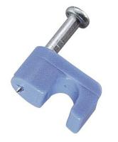 6LVH1 Cable Staple, 3/16In, Plastic, Cat3, 5, Pk300