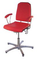 6LVZ3 Task Chair, 300 lb., Red