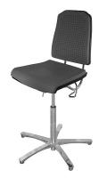 6LVZ4 Task Chair, 300 lb., Black