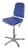 6LVZ6 Task Chair, 300 lb., Blue