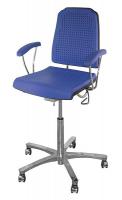 6LWA5 Task Chair, 300 lb., Blue