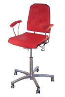 6LWA9 Task Chair, 300 lb., Red