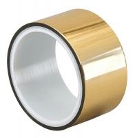 15D631 Metalized Film Tape, Gold, 6In x 5Yd