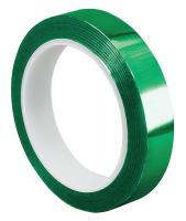 15D516 Metalized Film Tape, Green, 3/8In x 72Yd