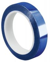 15D411 Metalized Film Tape, Blue, 1In x 72Yd