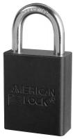 6MCK4 Lockout Padlock, KA, Black, 1/4 In., PK6