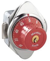 6MCV7 Built In Locker Lock, Red