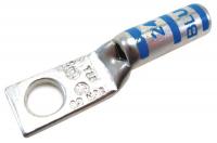 6MFT4 Compression Lug, 6 AWG, 1/4 Stud, Blue