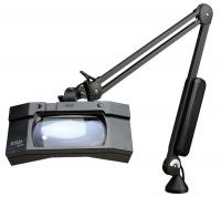 6MGH6 Magnifier Light, 30In Arm, Black