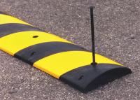 6MGX8 Speed Bump, 12x72, Black w/Yellow Tape