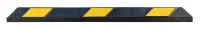 6MGY4 Parking Curb, 6x4x48, Black w/Yellow Tape