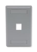 6MH76 Wall Plate, 1 Port