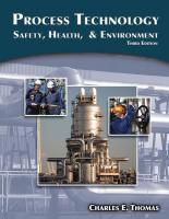 6MKT4 Textbook, Process Technology Safety
