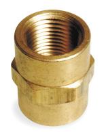 6MN56 Coupling, 1/2 In, Brass, PK 10