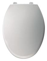 6MPR2 Toilet Seat, Elongated, Closed, White