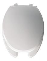 6MPR3 Toilet Seat, Elongated, Open, White