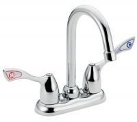 6MPT6 Bar/Pantry Faucet, 2 Handle, 4.75 In Spout