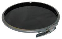 6MRJ1 Steel Pail Lid, Lever Lock, For 1TMH7