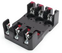 6MUK9 Fuse Holder, 30A, 600V, 3Pole, P Plate, Indic