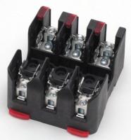 6MUM4 Fuse Holder, 30A, 600V, 3Pole, Box Lug, Indic