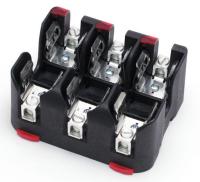 6MUM9 Fuse Holder, 60A, 600V, 3Pole, Box Lug, Indic