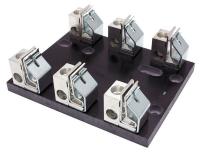 6MUR2 Fuse Holder, 200A, 250V, 3Pole, Box Lug