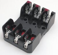 6MUT1 Fuse Holder, 60A, 600V, 3Pole, Box Lug, Indic