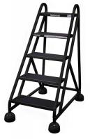 6MXK0 Rolling Ladder, Welded, Platform 45In H
