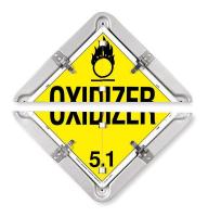 6N829 Vehicle Placard, Various, Aluminum