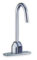 5YJP8 Battery Lav Faucet, 10-1/4In Spout, 4AA