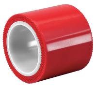 15D433 Film Tape, Polyethylene, Red, 2 In. x 5 Yd.