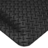 6NAV4 Anti-Fatigue Mat, Dry Area, Black, 3x75 ft
