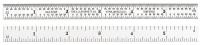 6NAW5 Flexible Steel Rule, 6 L x1/2 In W, Chrome